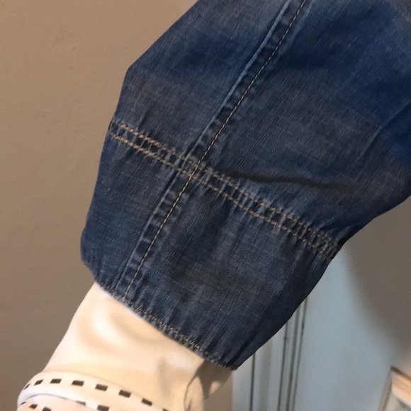 Platinum Chico’s Denim Blazer - Picture 4 of 6